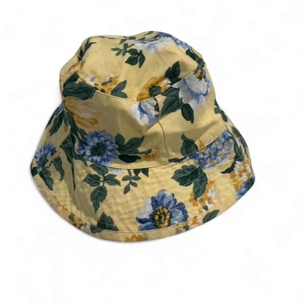 Janie and Jack Bucket Hat Kids 4 to 5 Yellow Floral Sun Hat Accessory‎